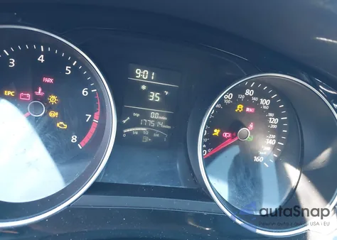 2016 Volkswagen Jetta 1.8T Sel из США, поврежденный, VIN 3VWL17AJ0GM222570